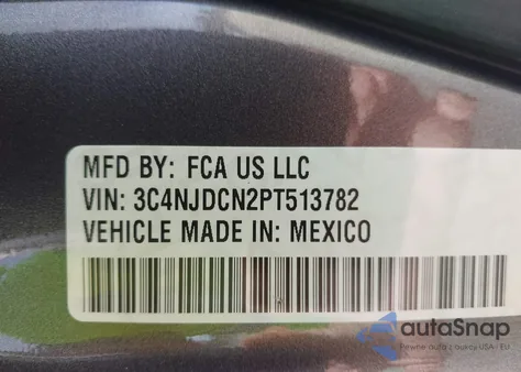 2023 Jeep Compass Limited 4X4 z USA, uszkodzony, nr VIN 3C4NJDCN2PT513782